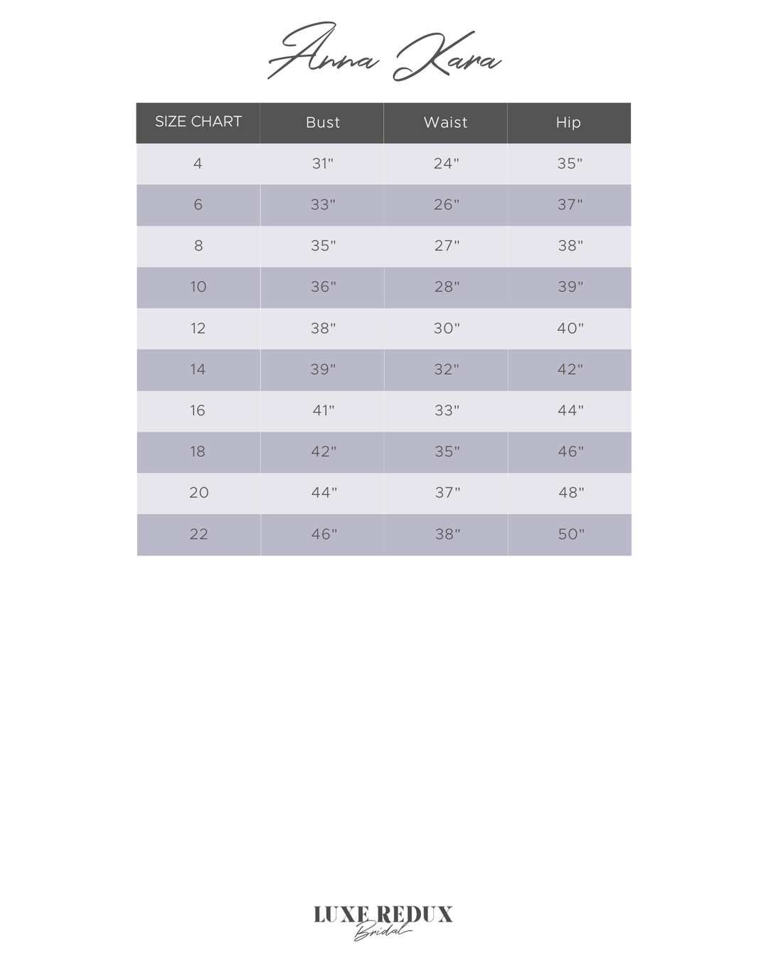 Anna Kara Peony - Size 8