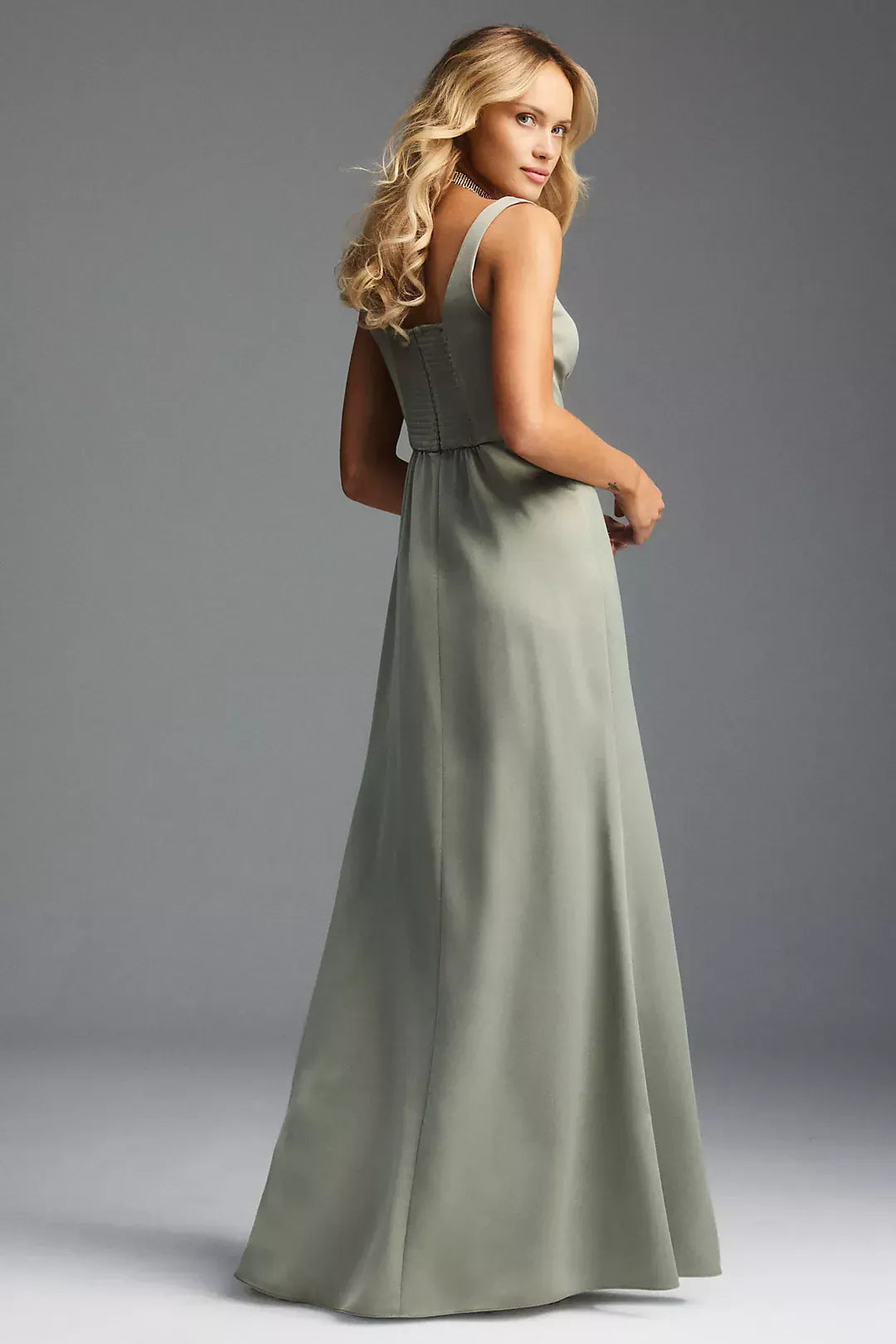 bhldn silver dress BHLDN Anthropologie By Watters Wedding Dress Brand New Unaltered Size 4 Org $850