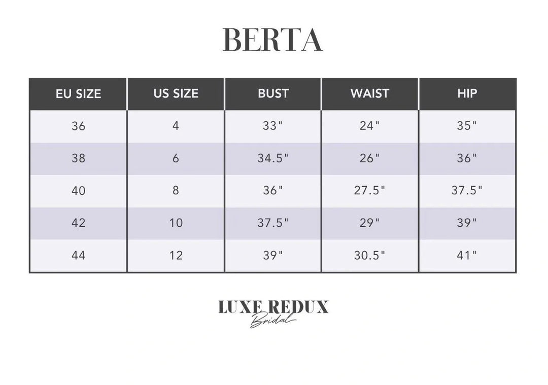 Berta 18-116 + Overskirt - Size 8