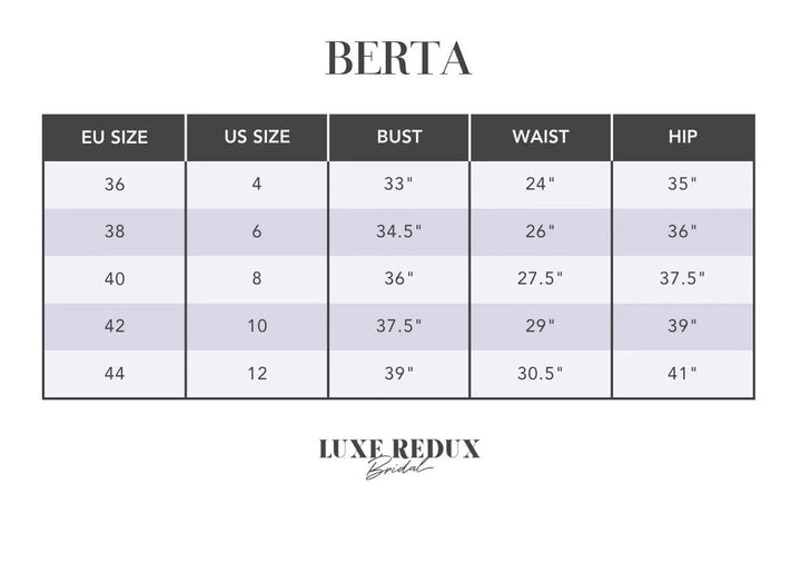 Berta 18-116 + Overskirt - Size 8