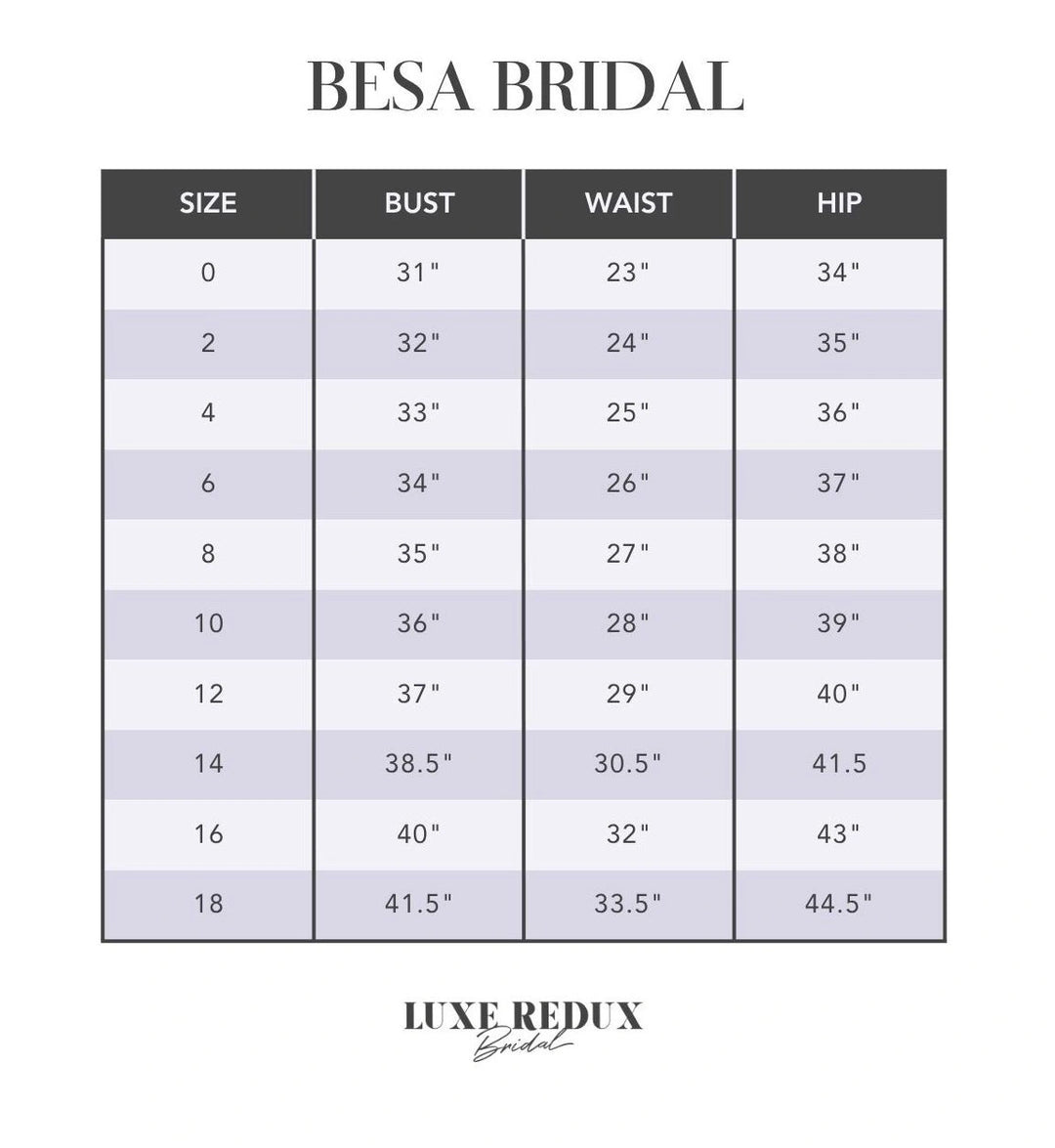 Besa Bridal Andre - Size 10