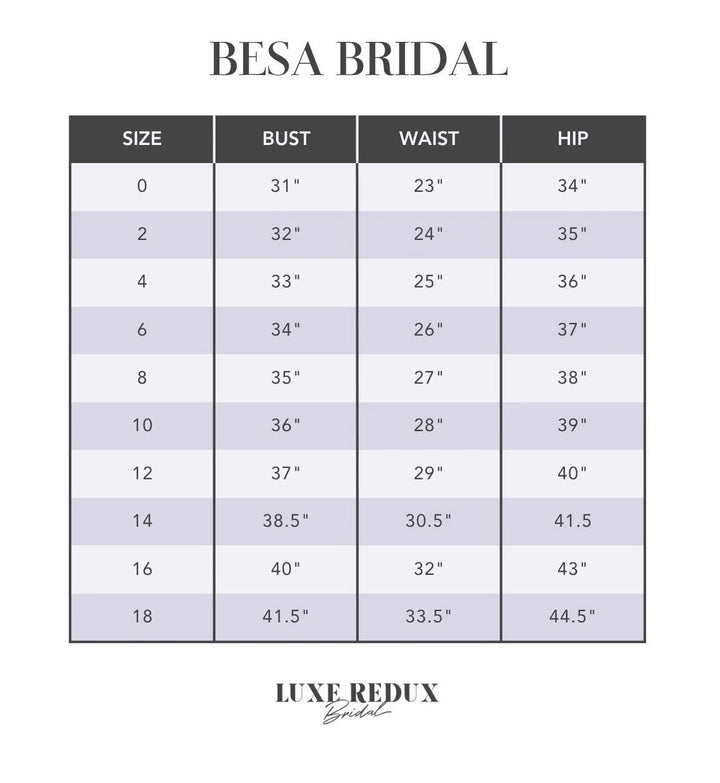 Besa Bridal Andre - Size 10