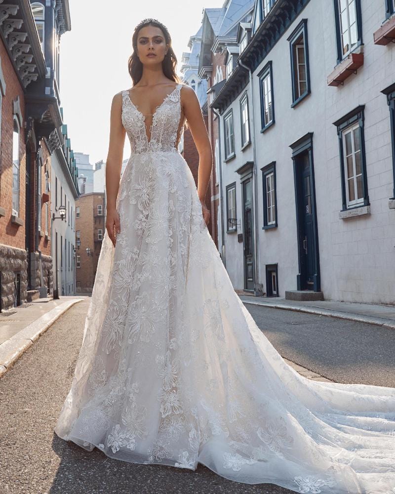 Flower Wedding Dress Collection On Sale - Luxe Redux Bridal