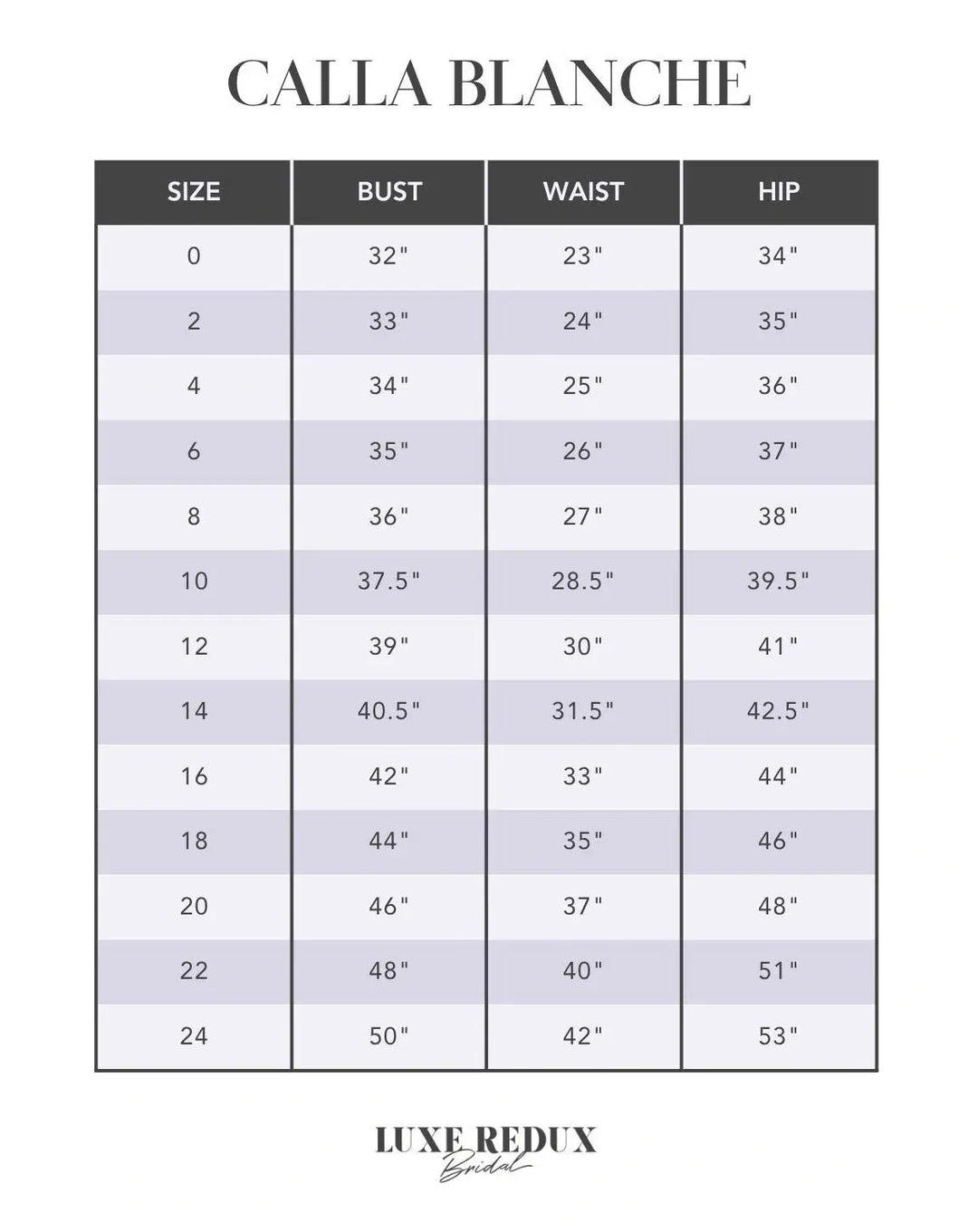 Calla Blanche 124252 Hera - Size 12