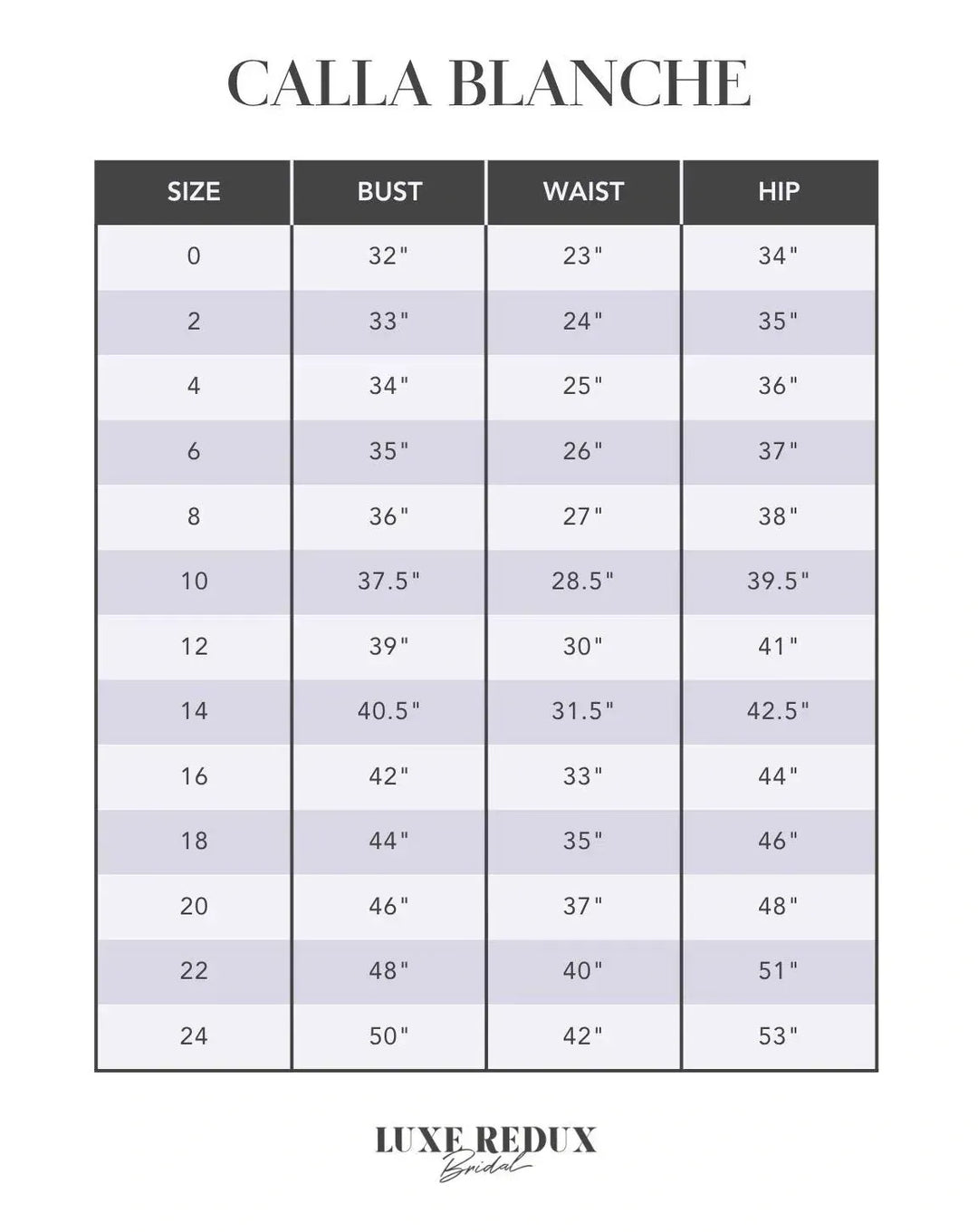 Calla Blanche 124252 Hera - Size 12