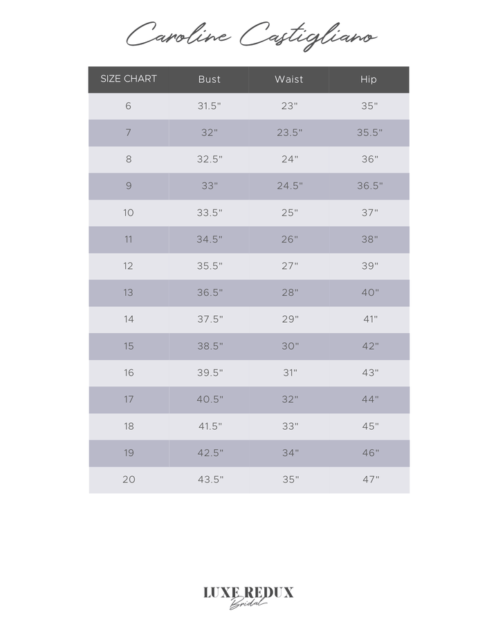 Caroline Castigliano Shaftesbury - Size 14