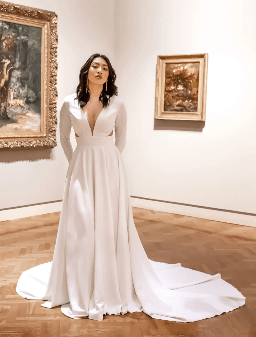 Chloe Dress Colby John Bridal La Ligne Colby Pants Neiman Marcus