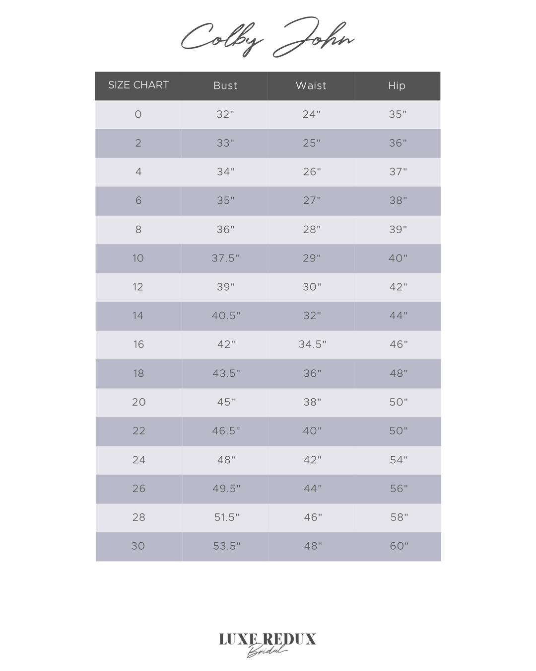 Colby John Clara - Size 18