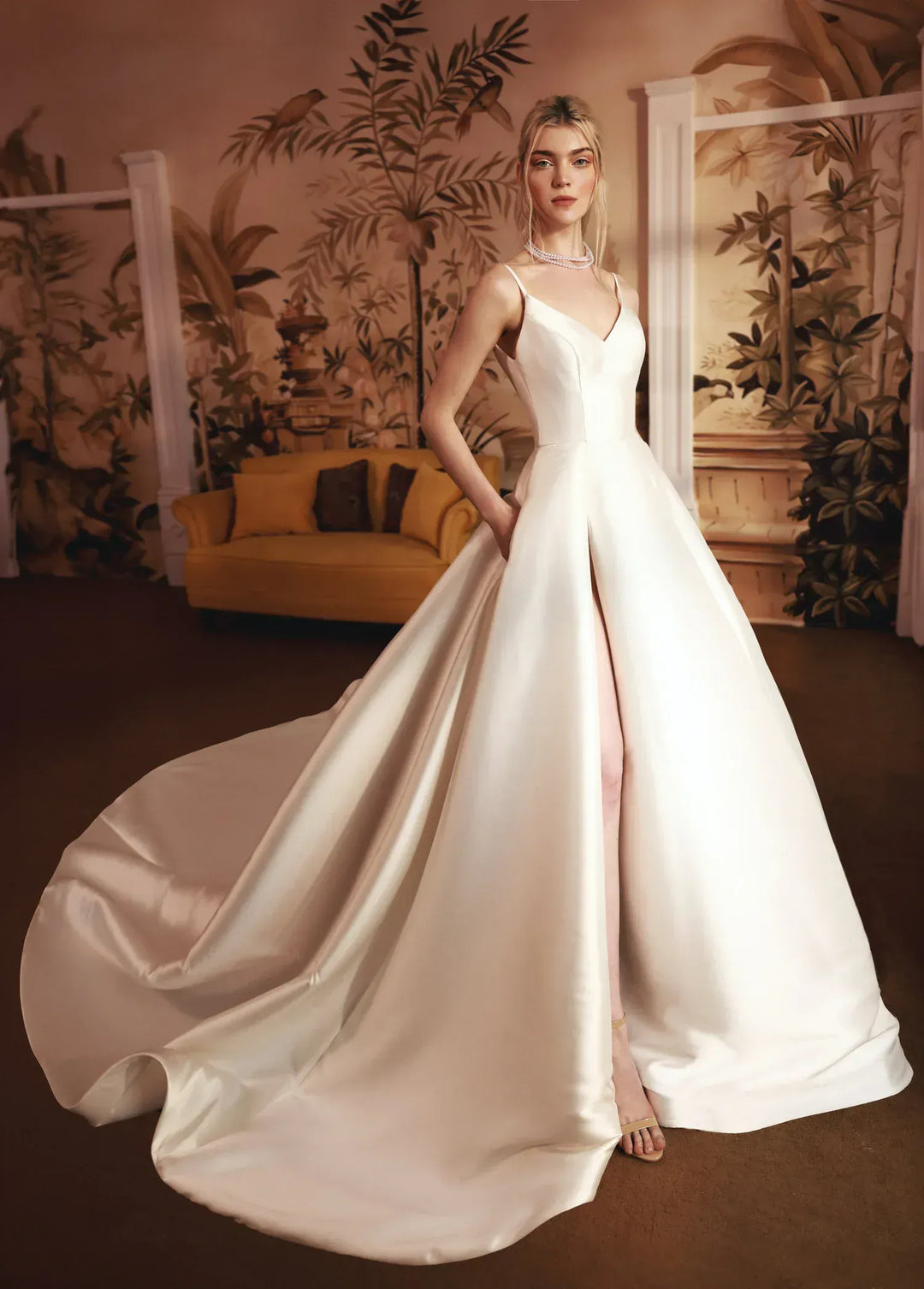 designer wedding dresses online Deep v fitted dress | wedding Turn heads on your big day with our deep v fitted wedding dress Buy Designer Wedding Dresses for