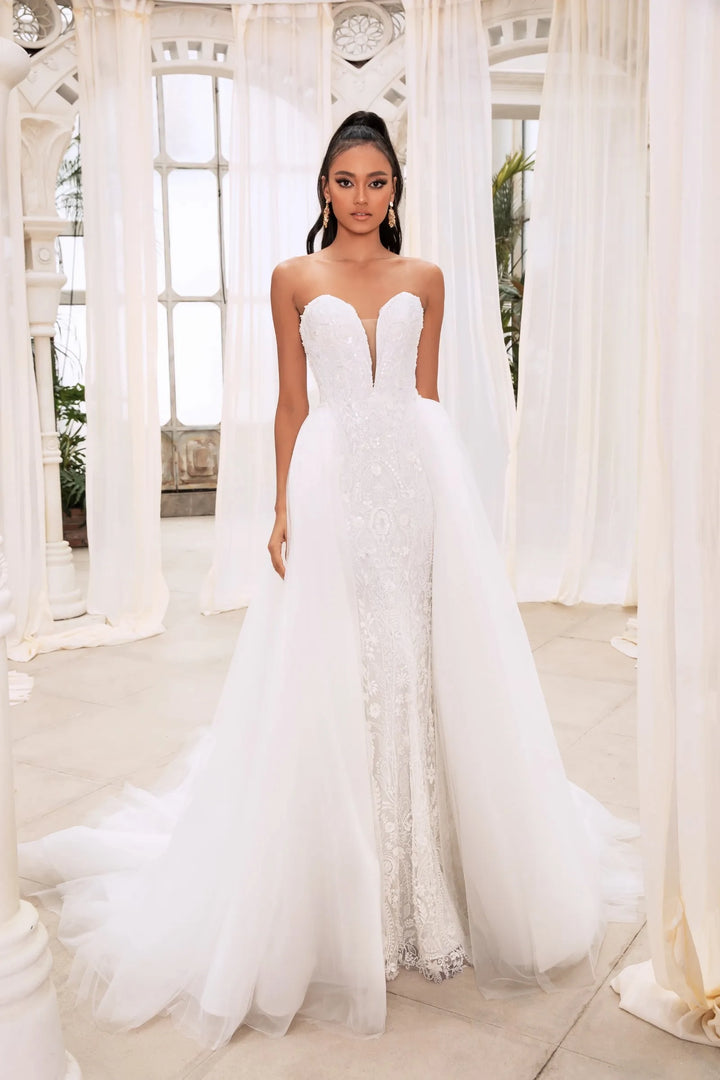 Dany Tabet Sera Overskirt - Size 10