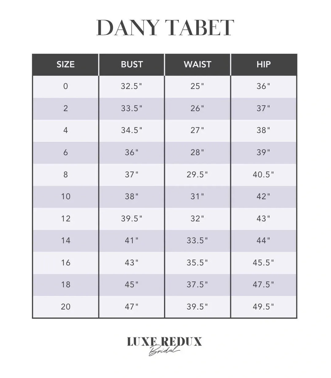 Dany Tabet Cascade [Sleeveless] + Overskirt - Size 10