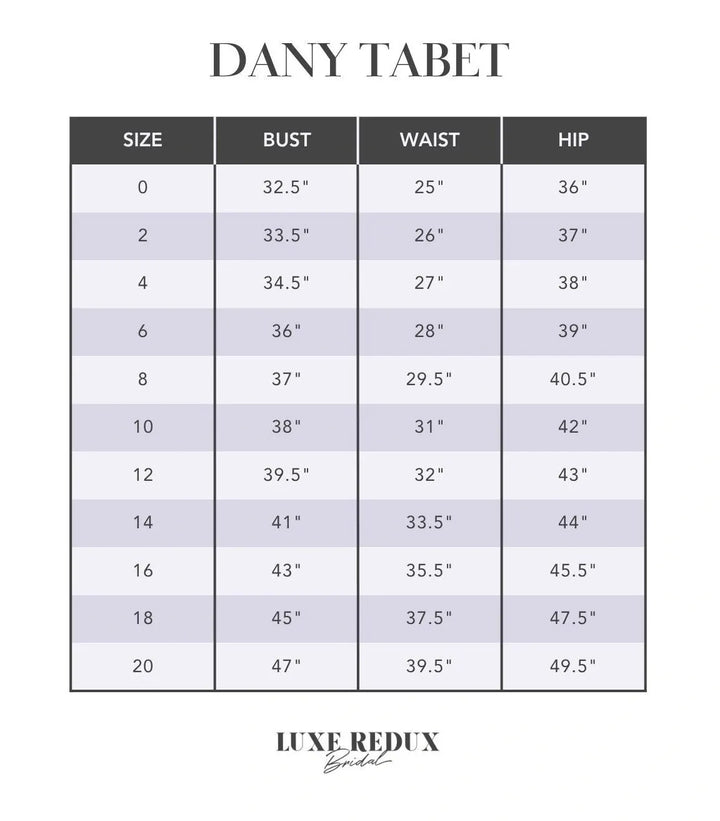 Dany Tabet Saussey + Overskirt - Size 8