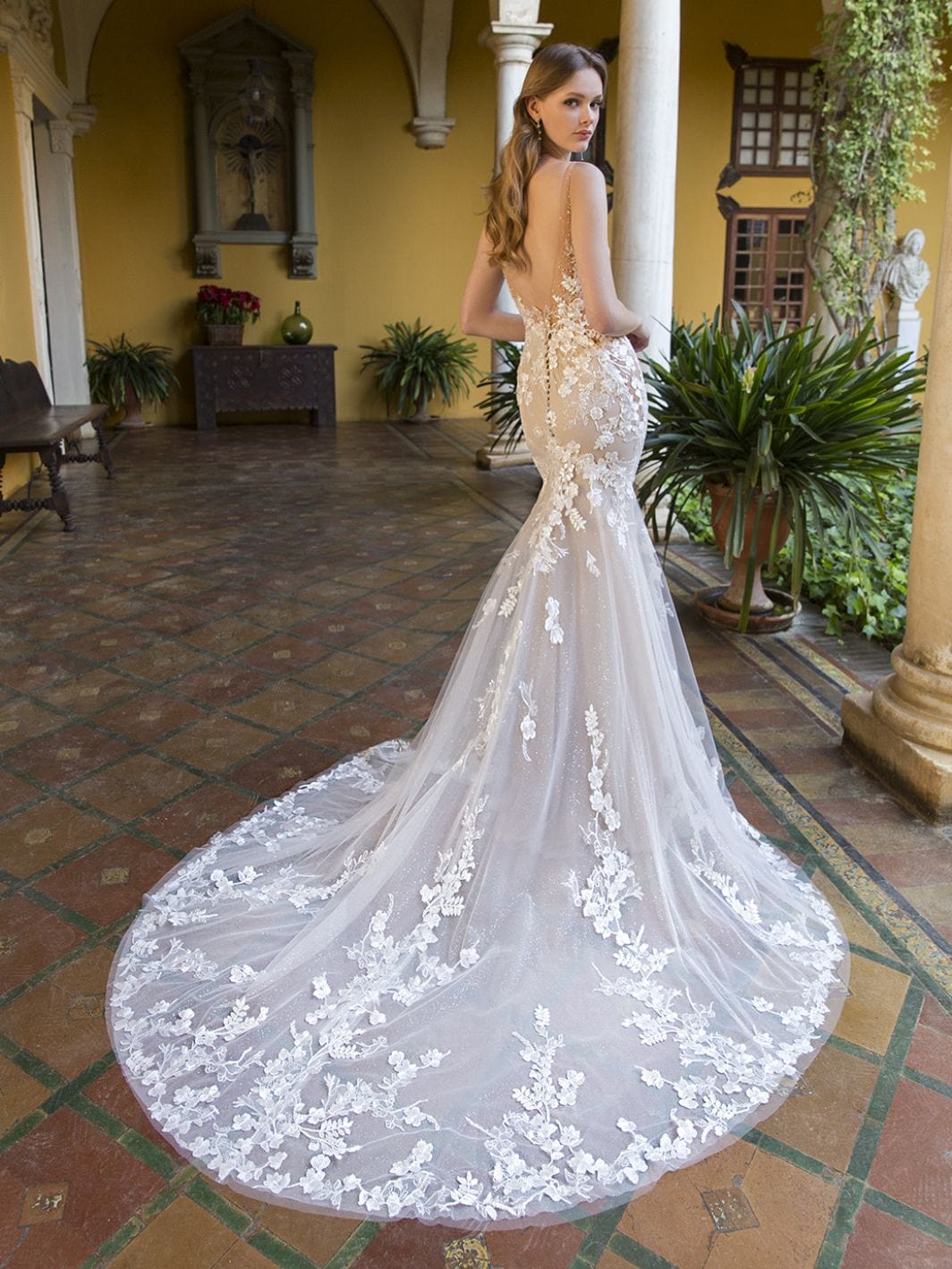 enzoani blue wedding dress SAMARA