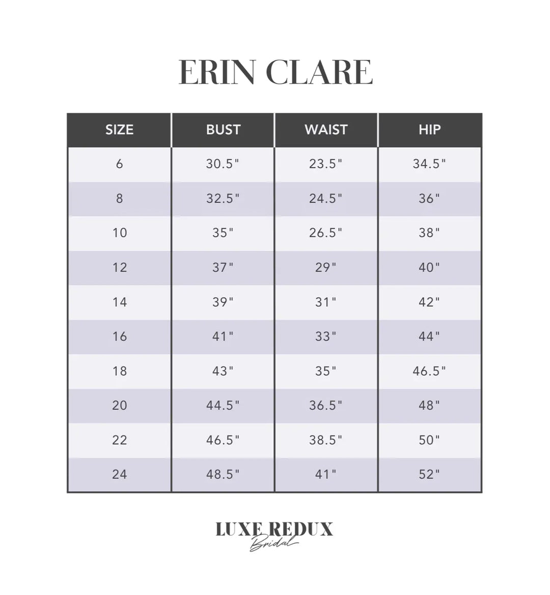 Erin Clare Sydney - Size 14