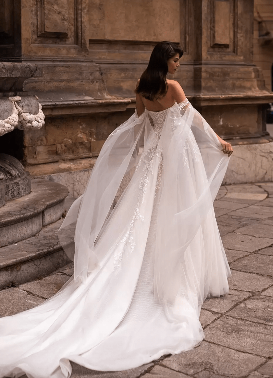 eva lendel long sleeve wedding dress Eva Lendel Celebrity Long Sleeve Wedding Dress Long Sleeves Archives WONA Bridal