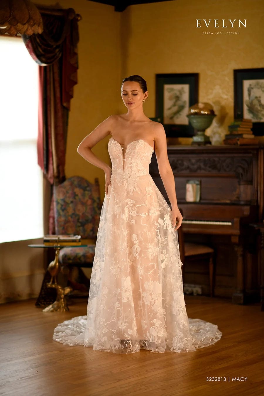macys wedding dress MACY | A-line with straps Style 2415 Macy | Casablanca