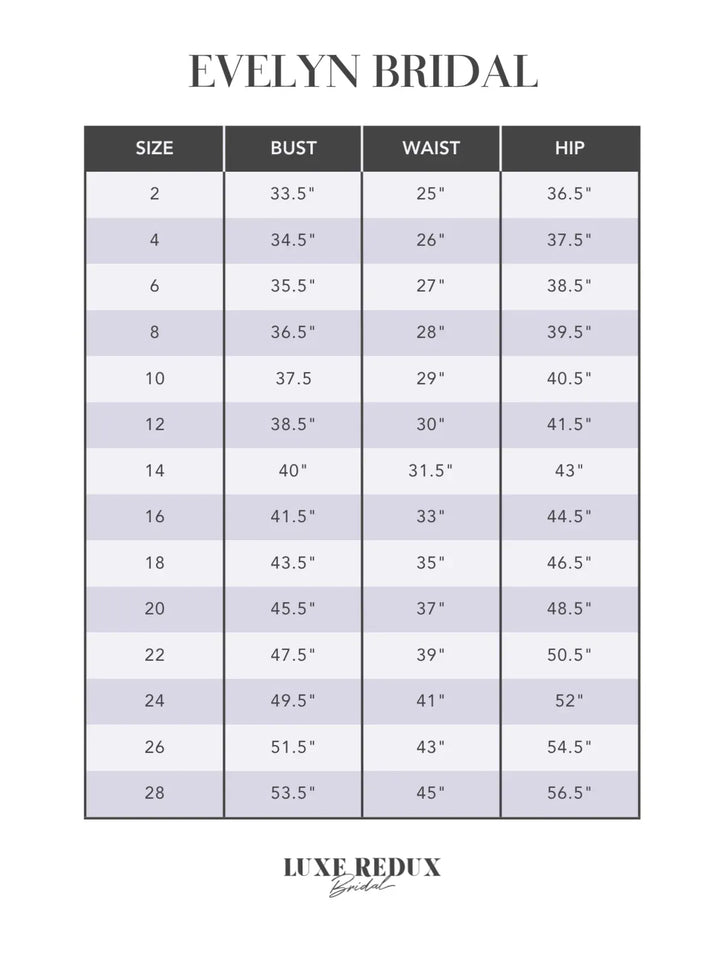 Evelyn Bridal Logan - Size 20