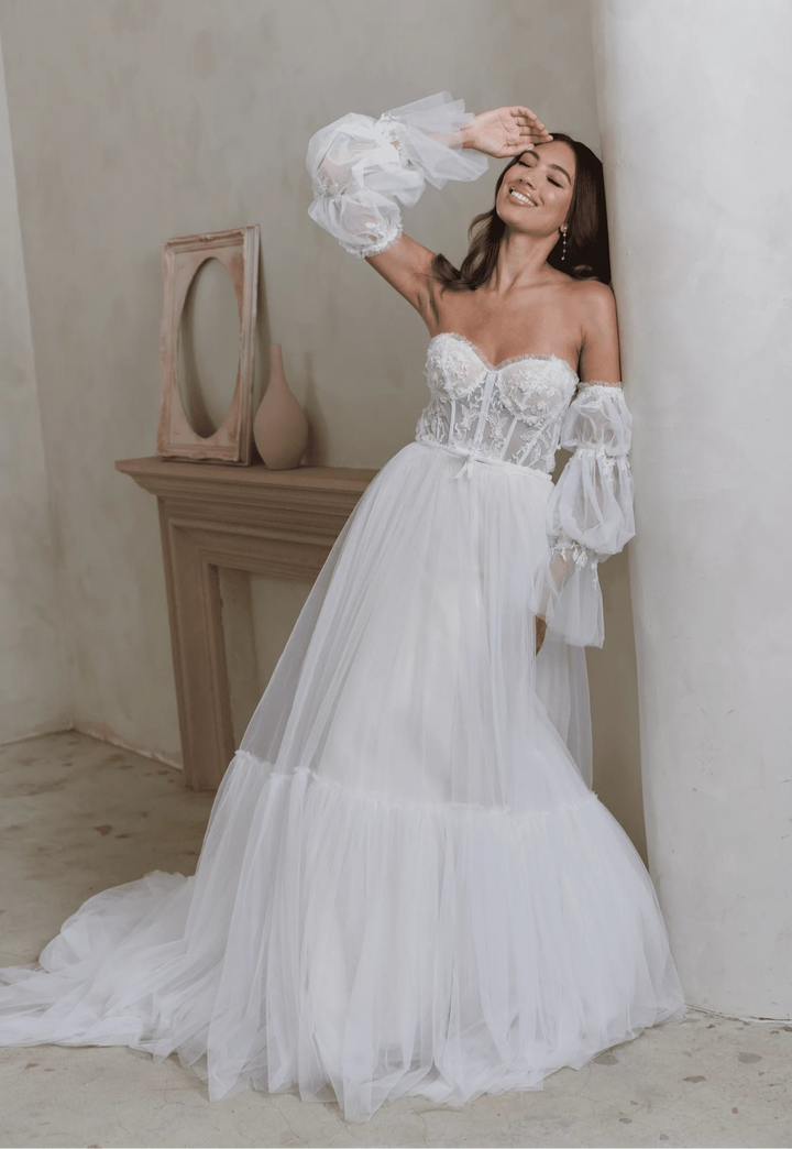 Evie Young Maverick + Overskirt - Size 12