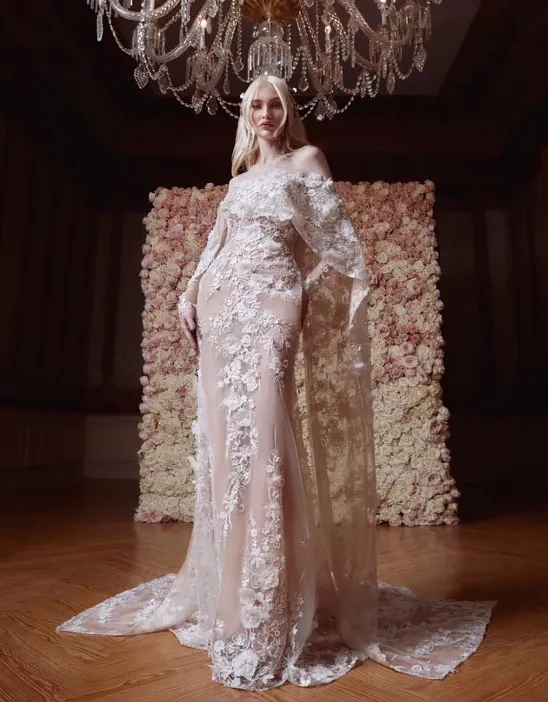 Gala by Galia Lahav Lyric + Cape - Size 10