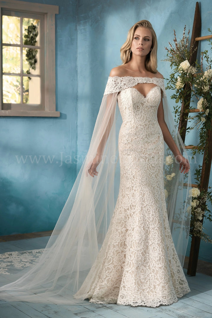 Jasmine Bridal F191058D [Gown Only] - Size 18