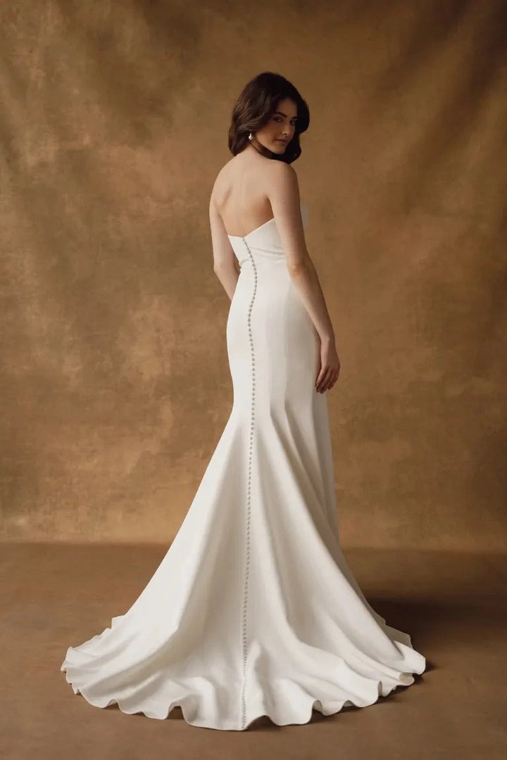Jenny Yoo Keri + Shrug - Size 10