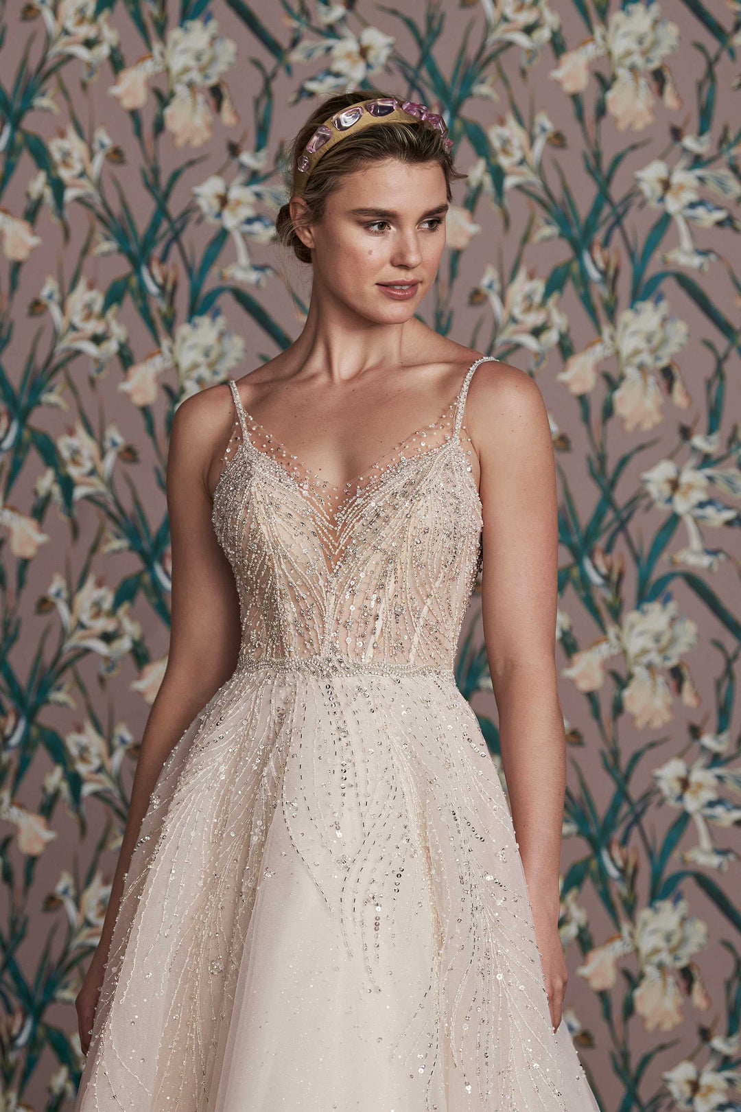 justin alexander blush pink wedding dress Justin Alexander Blush Pink Ball Gown Wedding Dress