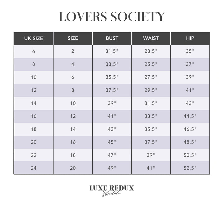 Lovers Society Quinn - Size 8