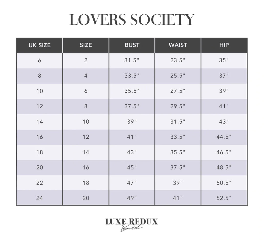 Lovers Society Piper - Size 16