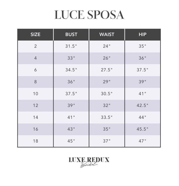 Luce Sposa Kim - Size 8