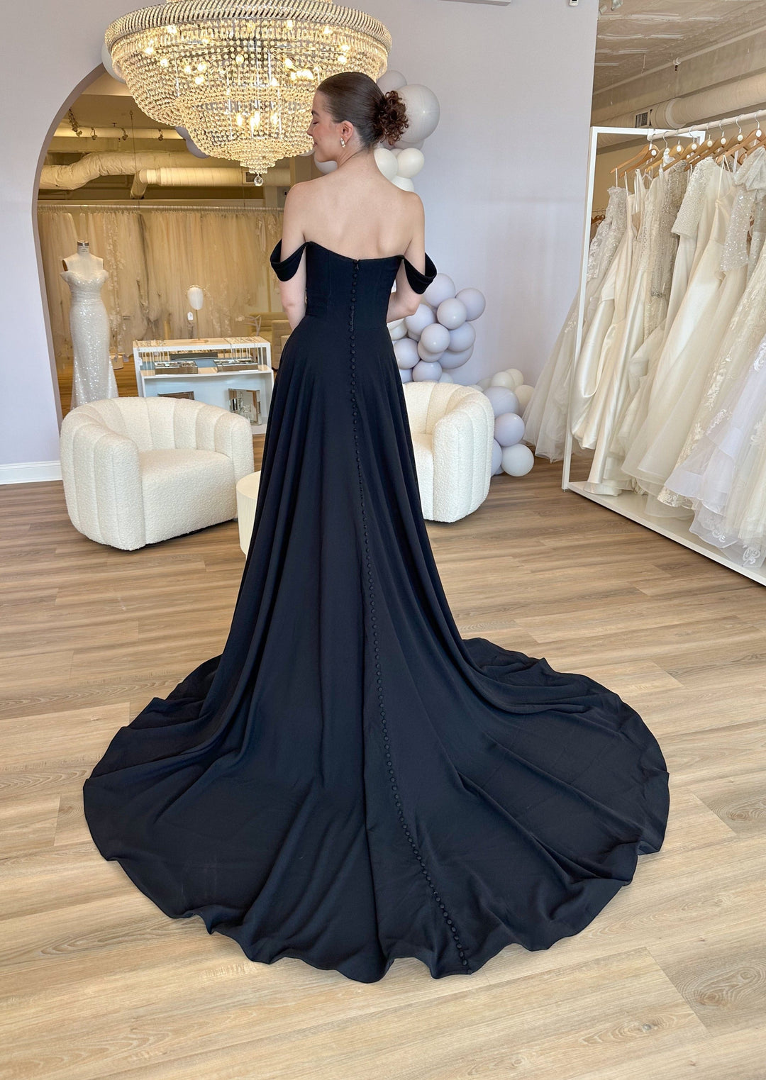 black luxe dress Jamie Maxi Dress, in Black Luxe Satin, Size: Large | Show Me Your Mumu