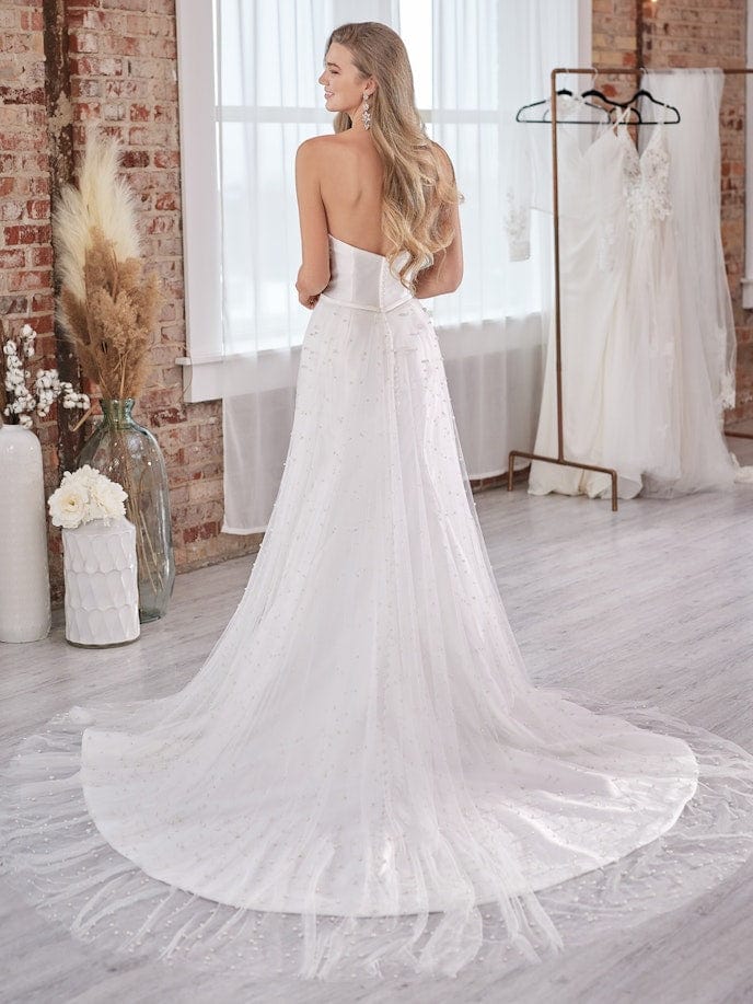 Maggie Sottero Sahar Pearl Overskirt - SIze 16