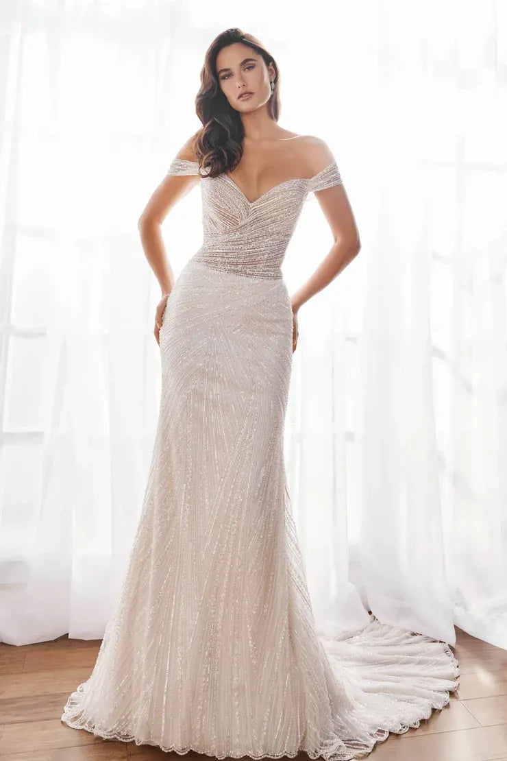 Martin Thornburg Jaelyn MT5107 + Overskirt - Size 12