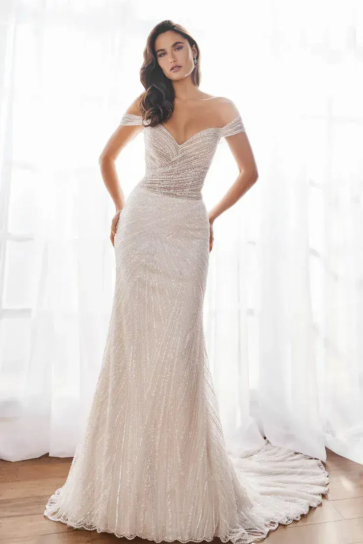 Martin Thornburg Jaelyn MT5107 + Overskirt - Size 12