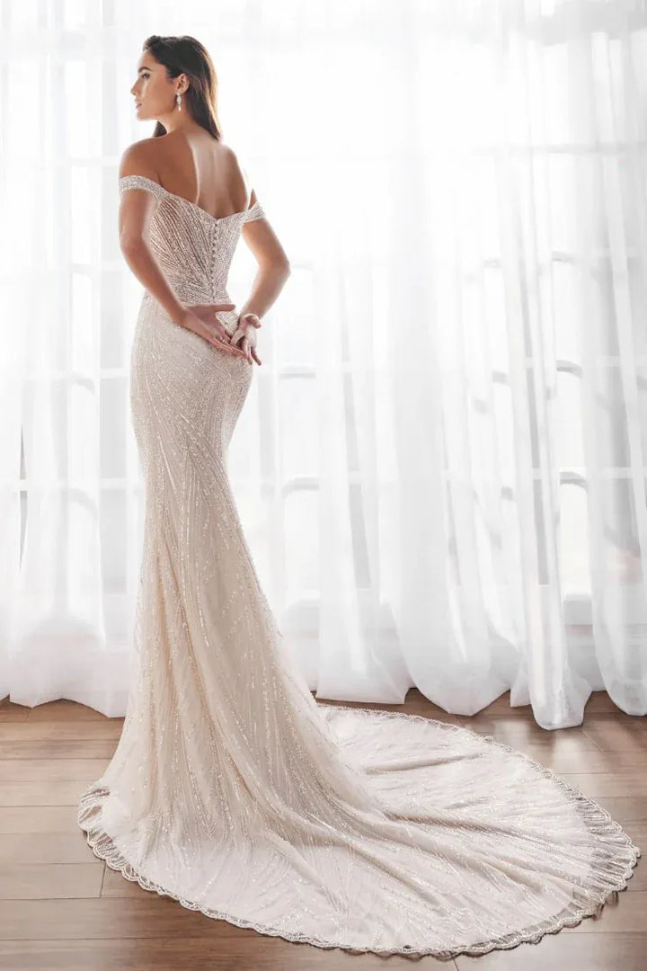 Martin Thornburg Jaelyn MT5107 + Overskirt - Size 12