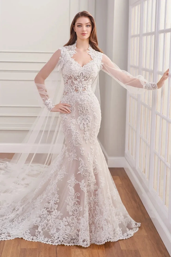 Martin Thornburg MTL12255 + Cape/Overskirt - Size 14
