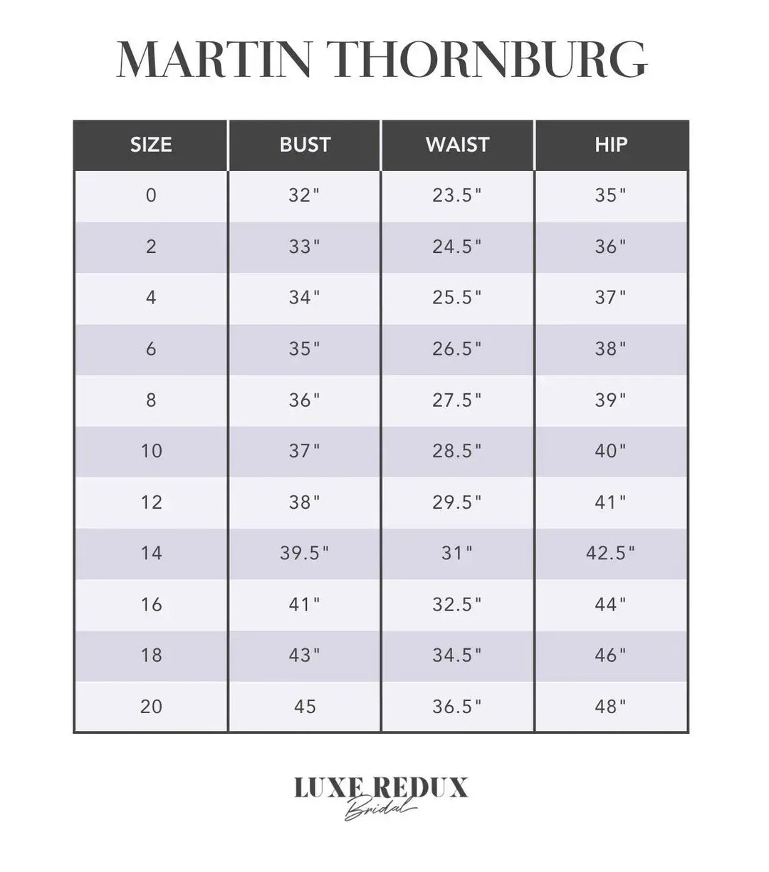 Martin Thornburg Jaelyn MT5107 + Overskirt - Size 12