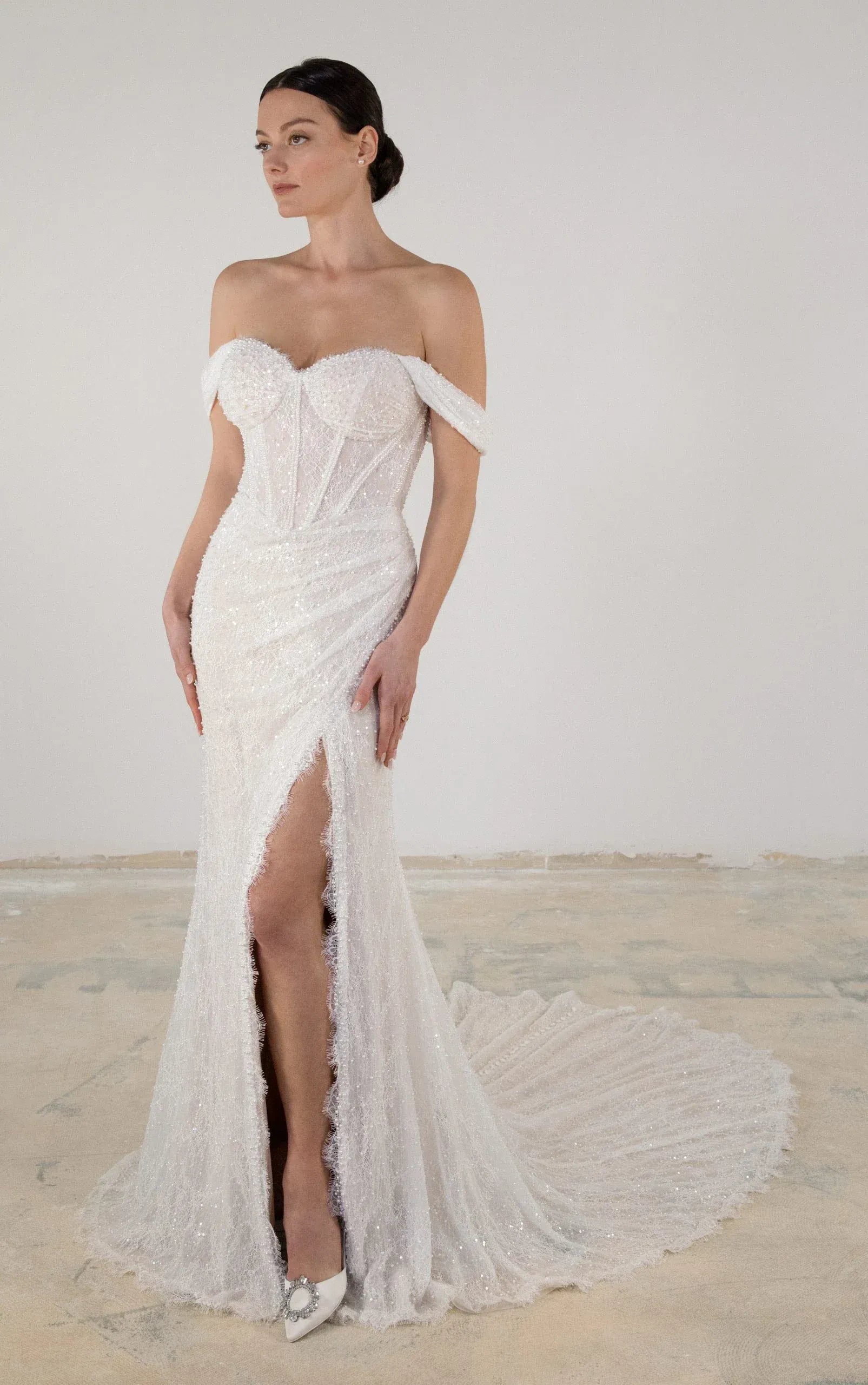 Martina Liana Luxe LE1361 Size 10 Luxe Redux Bridal