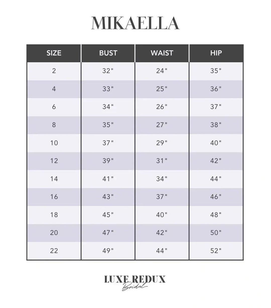 Mikaella M2525 - Size 18