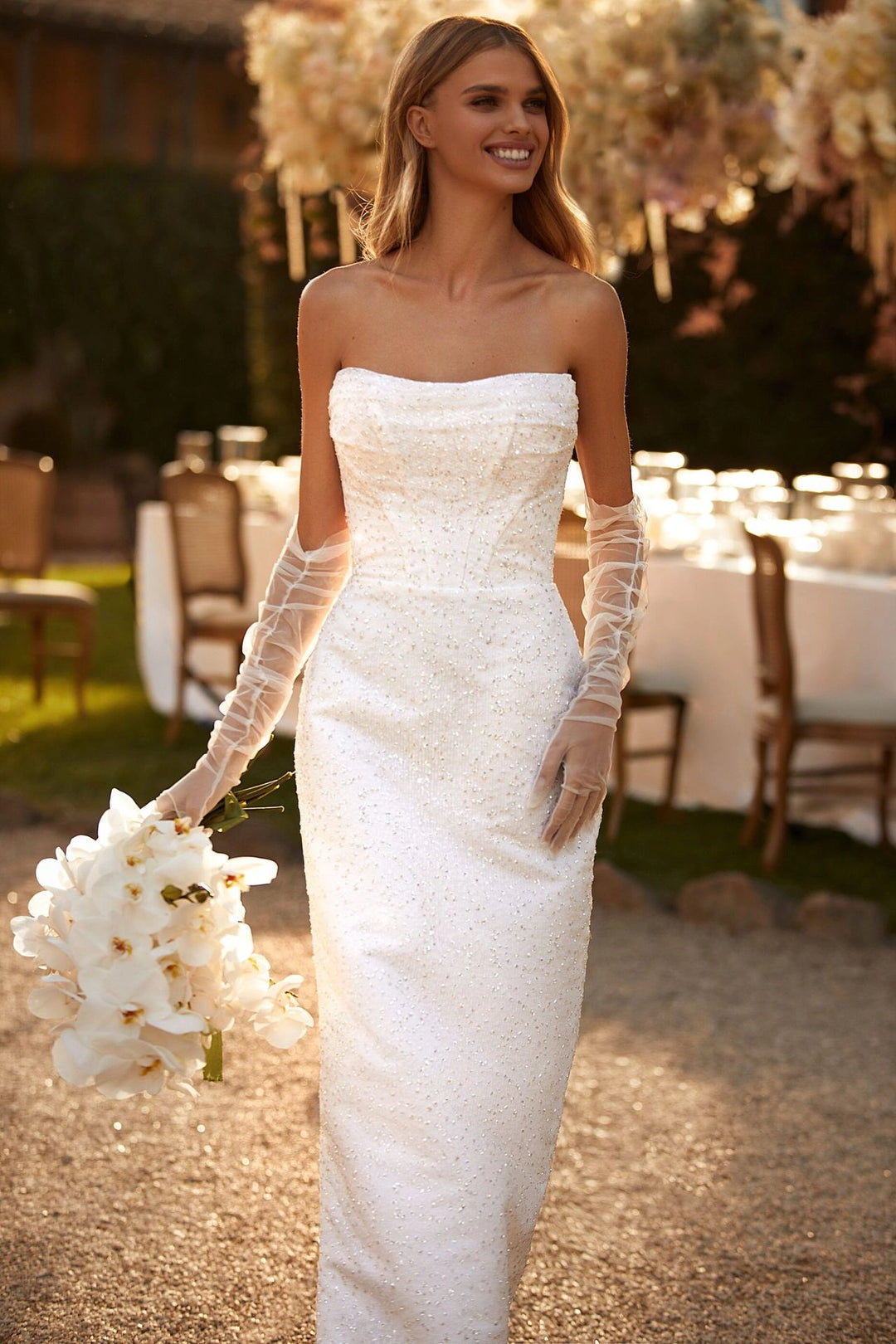 Milla Nova Ursel + Overskirt - Size 12