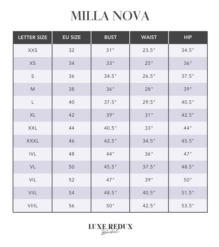 Milla Nova Sparkle [Gown Only] - Size Medium