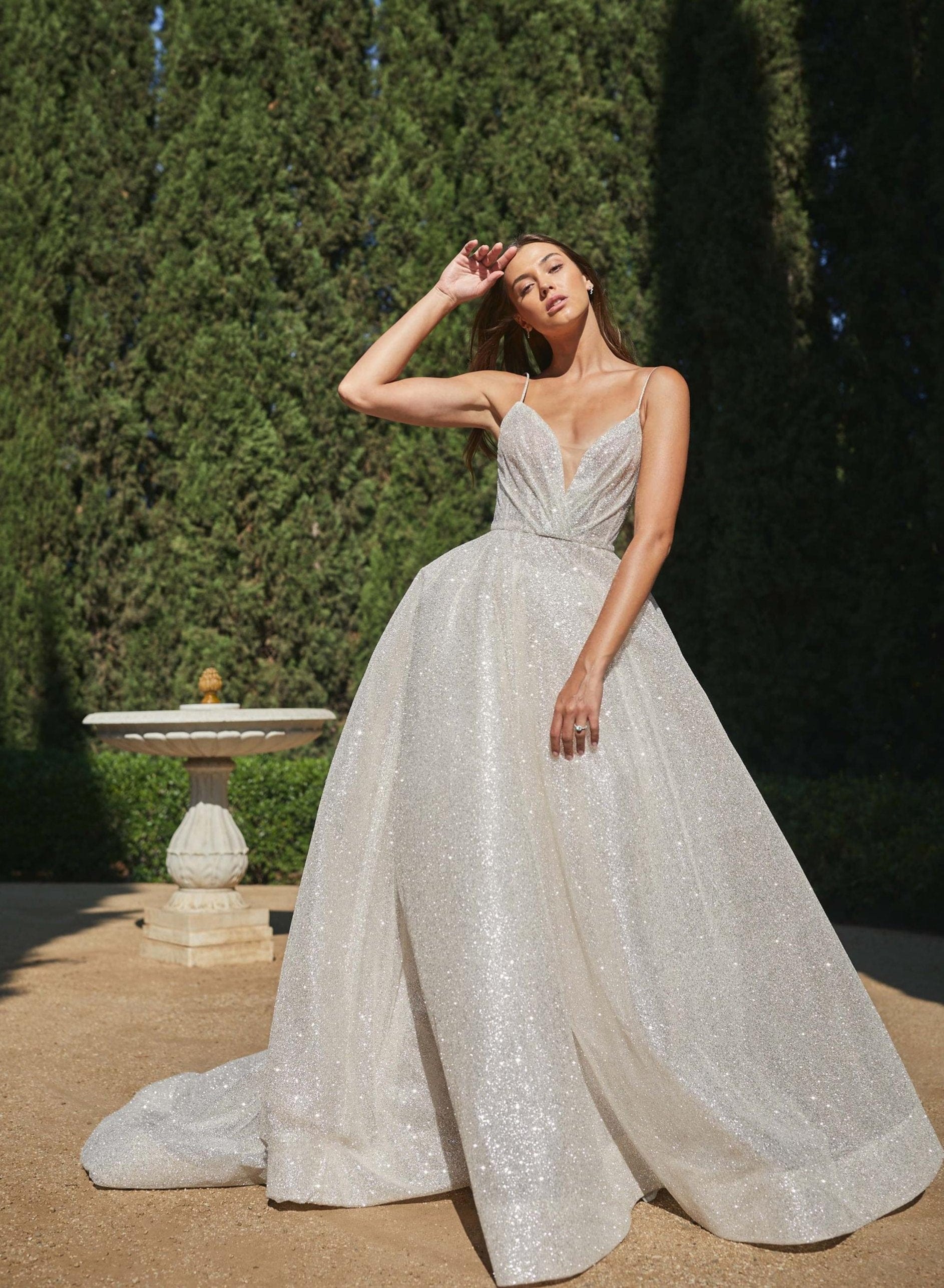 Sparkly Wedding Dresses Glitter Wedding Gowns Luxe Redux Bridal