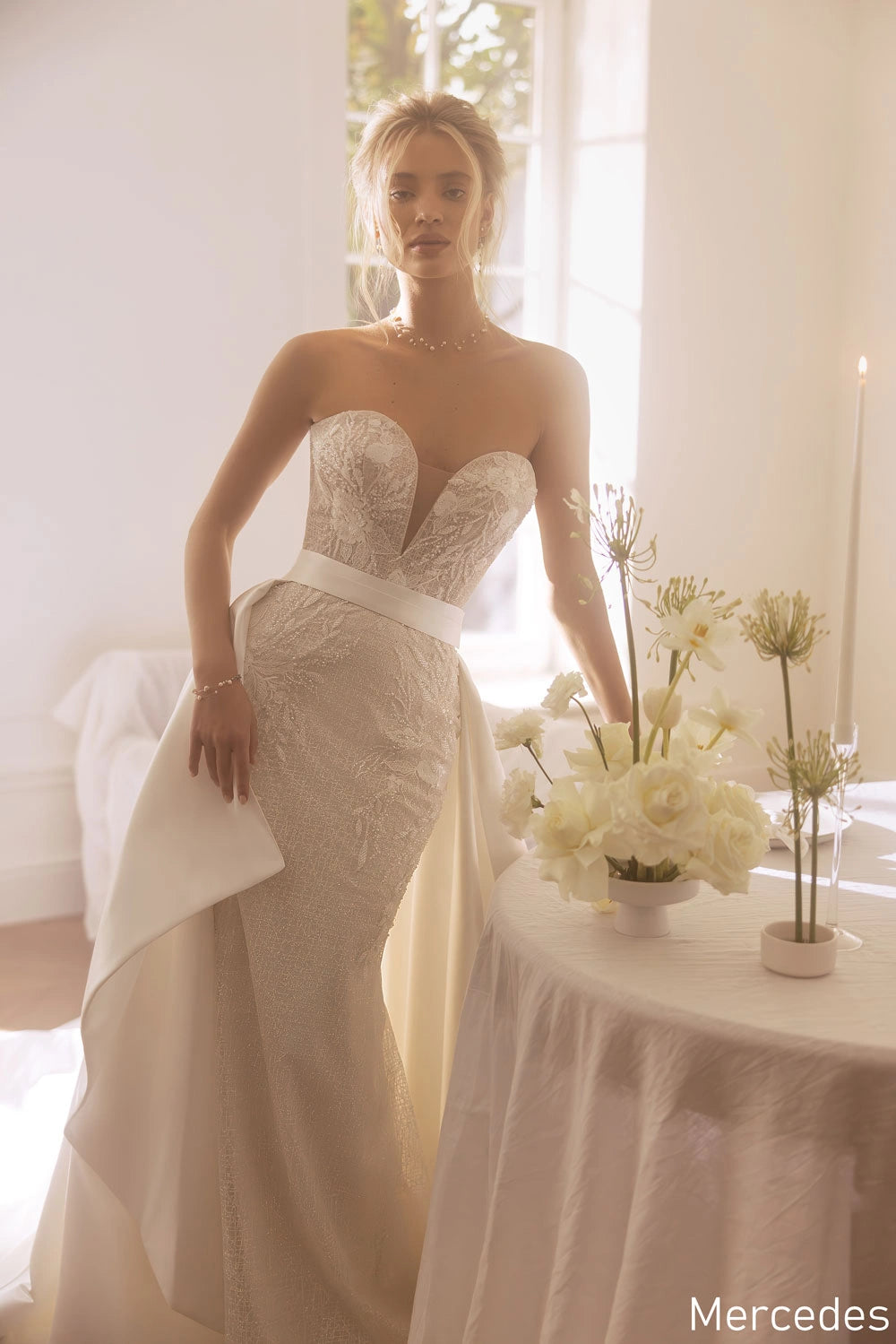 Monreal Mercedes + Overskirt - Size 12