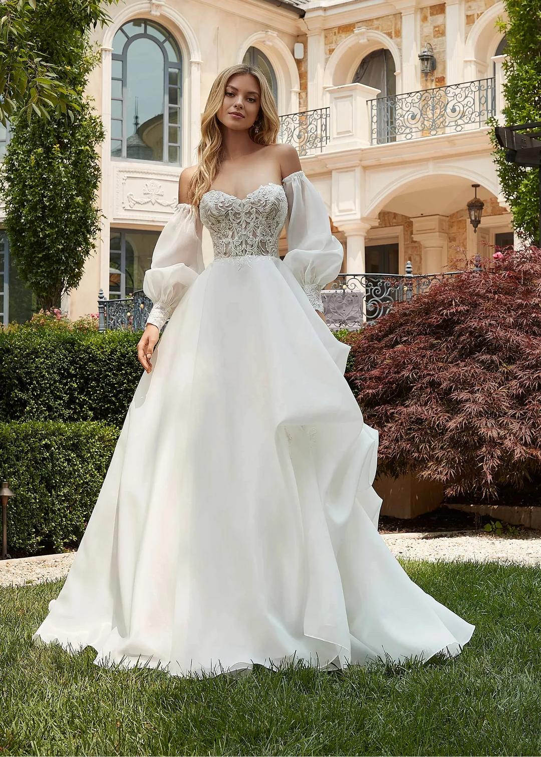 mori lee long sleeve wedding dress Cupid Wedding Dress