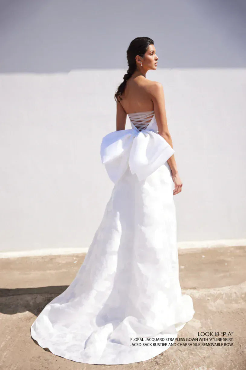 Nadia Manjarrez Pia + Bow - Size 10 Luxe Redux Bridal Nadia Manjarrez Pia + Bow - Size 10 Luxe Redux Bridal