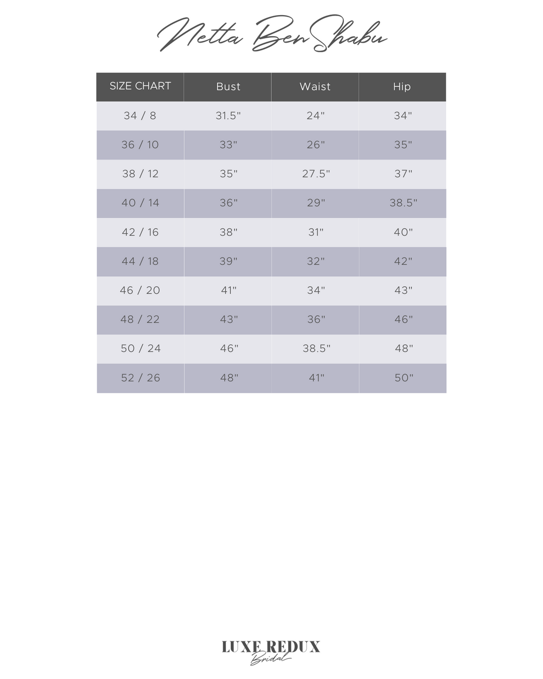 Netta BenShabu Morgana - Size 16