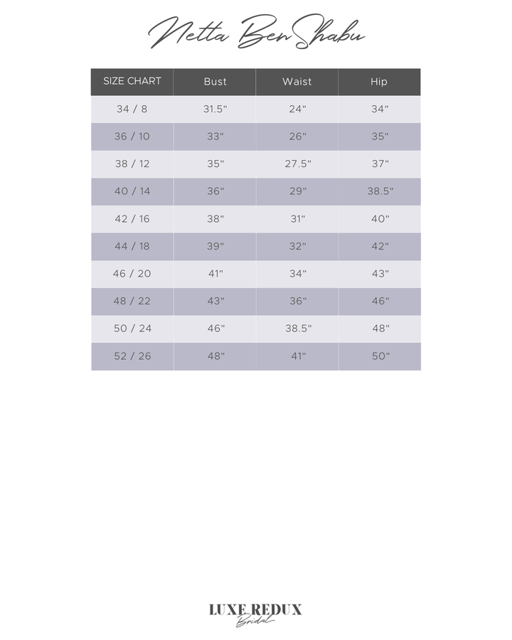 Netta BenShabu Isolde - Size 20