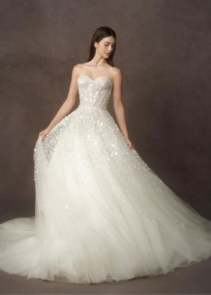 Nicole + Felicia NF005 Nina + Veil - Size 10