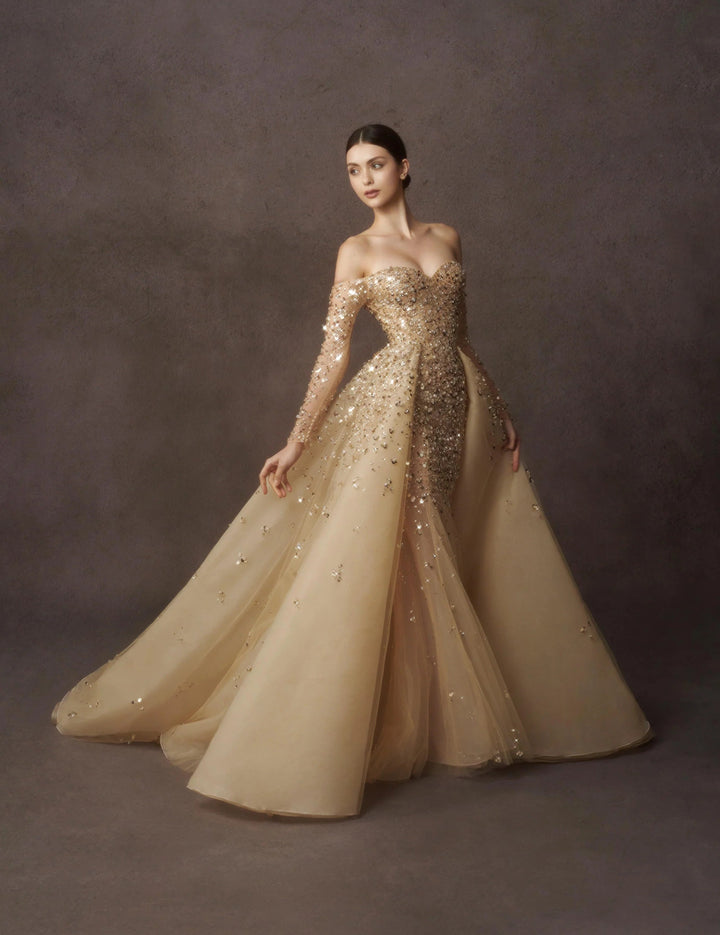 Nicole + Felicia NF001 + Overskirt - Size 10
