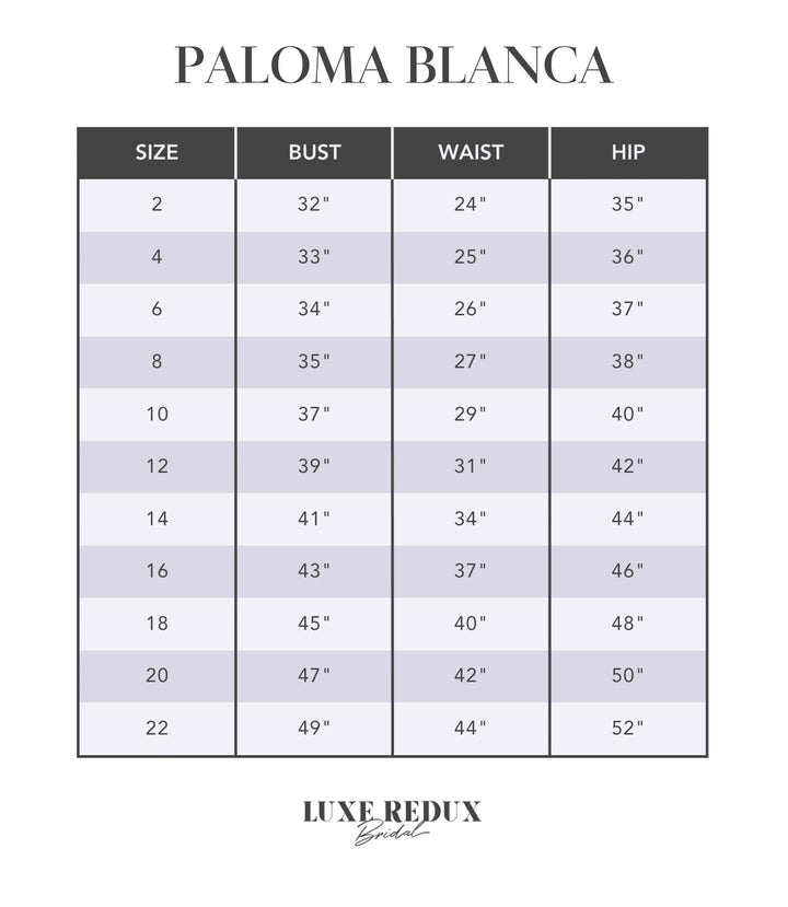 Paloma Blanca P5086 - Size 14