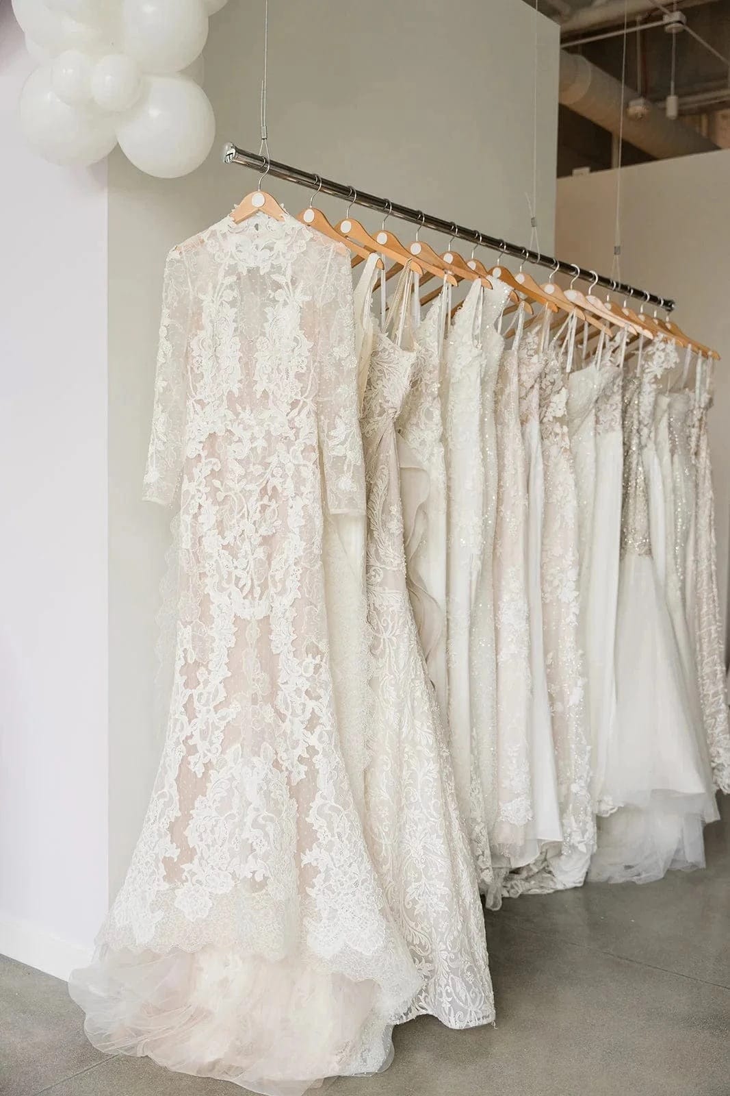 Wedding dresses in our bridal boutique